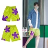 Men's fashionable, casual, comfortable, breathable and versatile beach pants, capri pants, mid-length pants. 6 details Picture